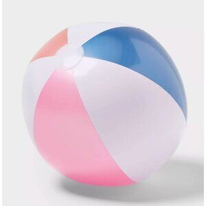 Set of 3 Sun Squad Inflatable Beach Ball 25" Diameter With Repair Patch Outdoor